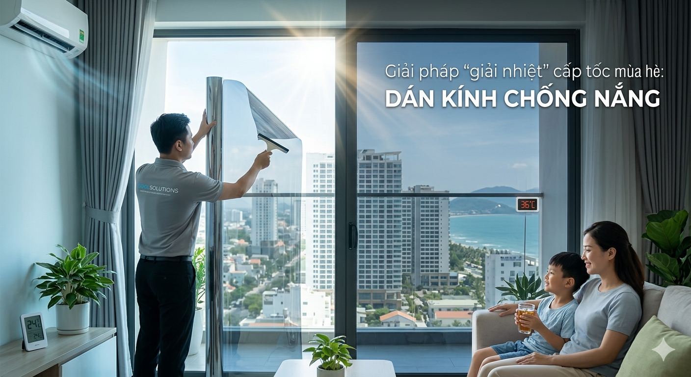 Dán kính chống nắng cửa sổ: Giải pháp "giải nhiệt" cấp tốc cho mùa hè 1 Gemini Generated Image w9h5btw9h5btw9h5